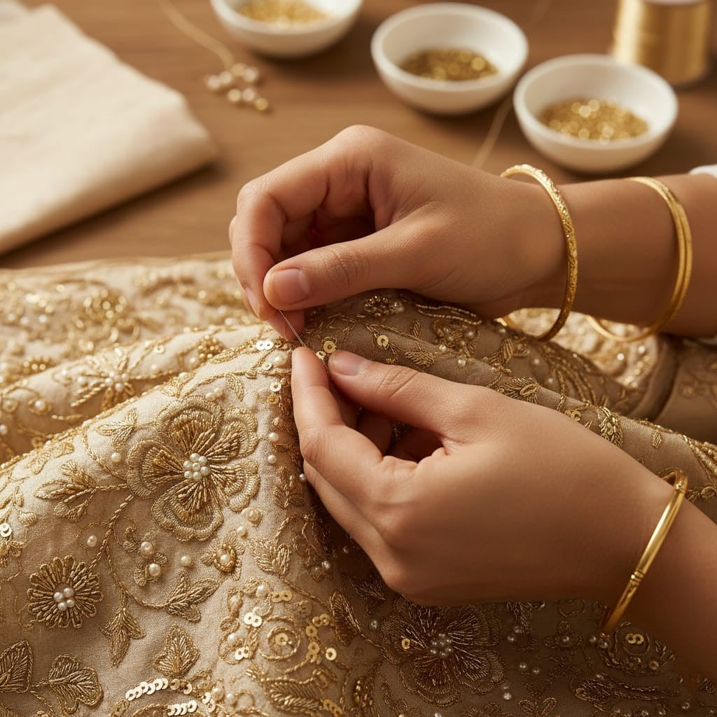 Embellishment Repair (Stones/Sequins)